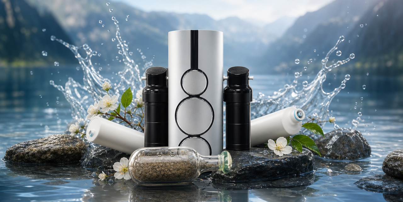Wasseraufbereitung mit Umkehrosmose Technik und natürlicher Wasserbelebung