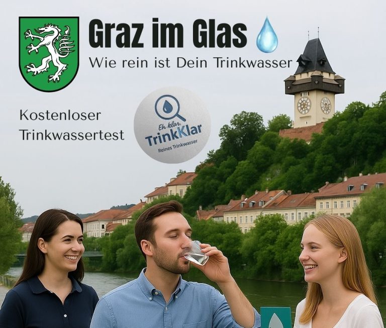 Leitungswasser in Graz kostenlos testen lassen - Trinkwassertest